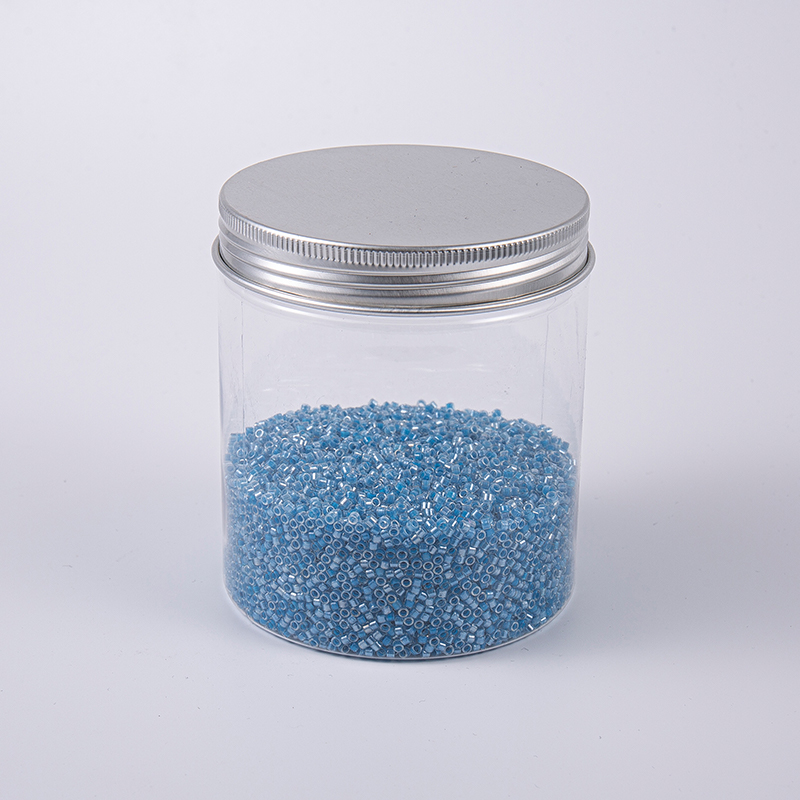 Contas de bordado de bordado azul de 3,0 mm colunares